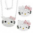 /products/kitty-crystal-jewelry-set-with-pink-bow-large-silver-plated-pendant-necklace-and-earrings-/